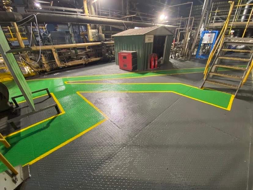 industrial painting services for furnace and forehearth areas