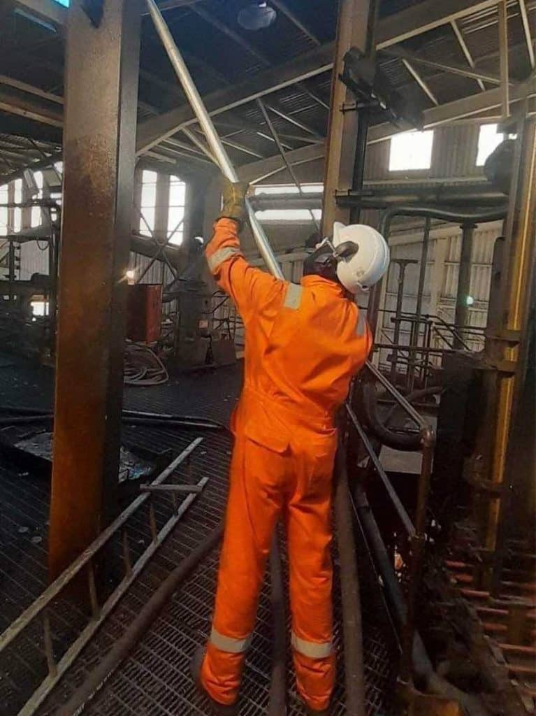 industrial cleaning for fire safety in manufacturing